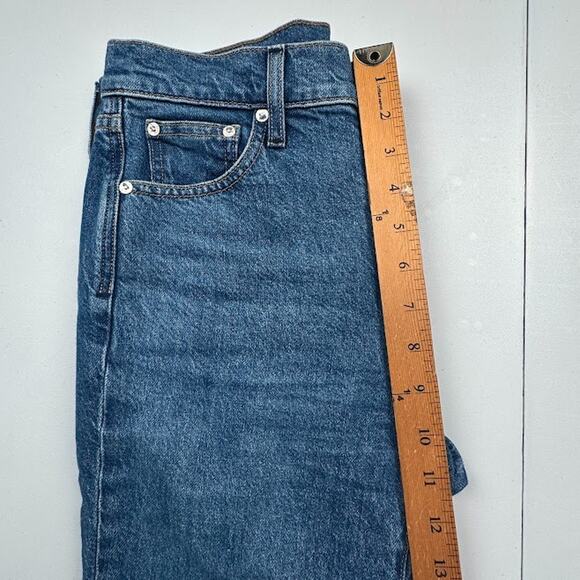 AYR Jeans Womens 28S Blue The Lala Straight Stretch Denim Medium Wash Mid Rise - Picture 10 of 13